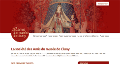 Desktop Screenshot of amis-musee-cluny.fr